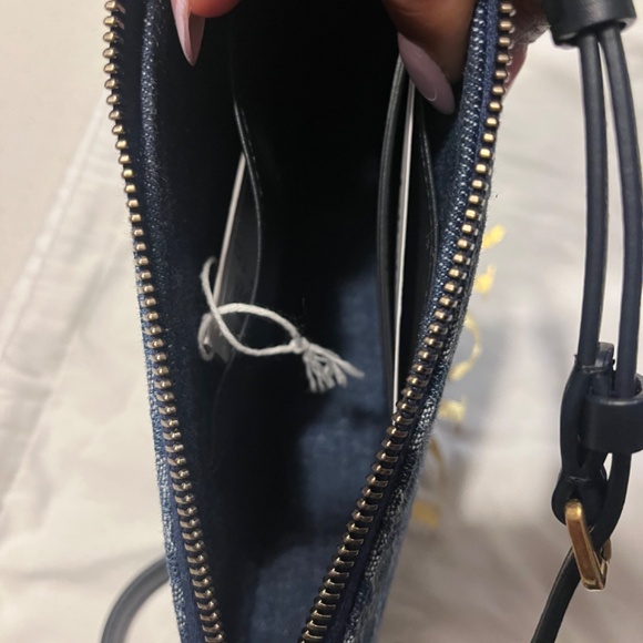 Denim Dior Oblique Pouch - Picture 4 of 6